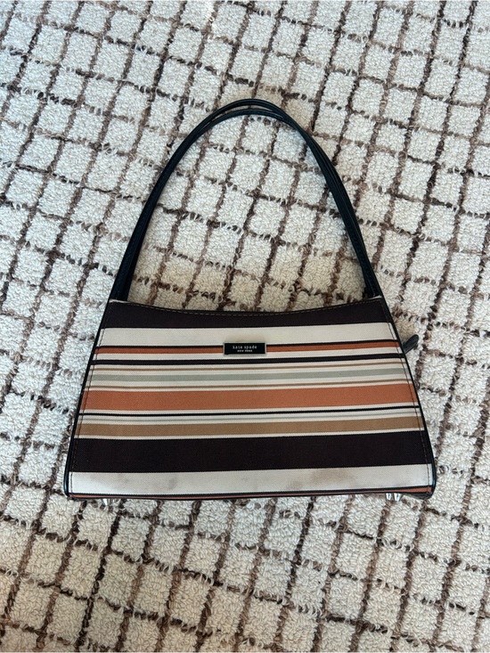 kate spade Handbags - Vintage 90s Kate Spade Striped Shoulder Bag